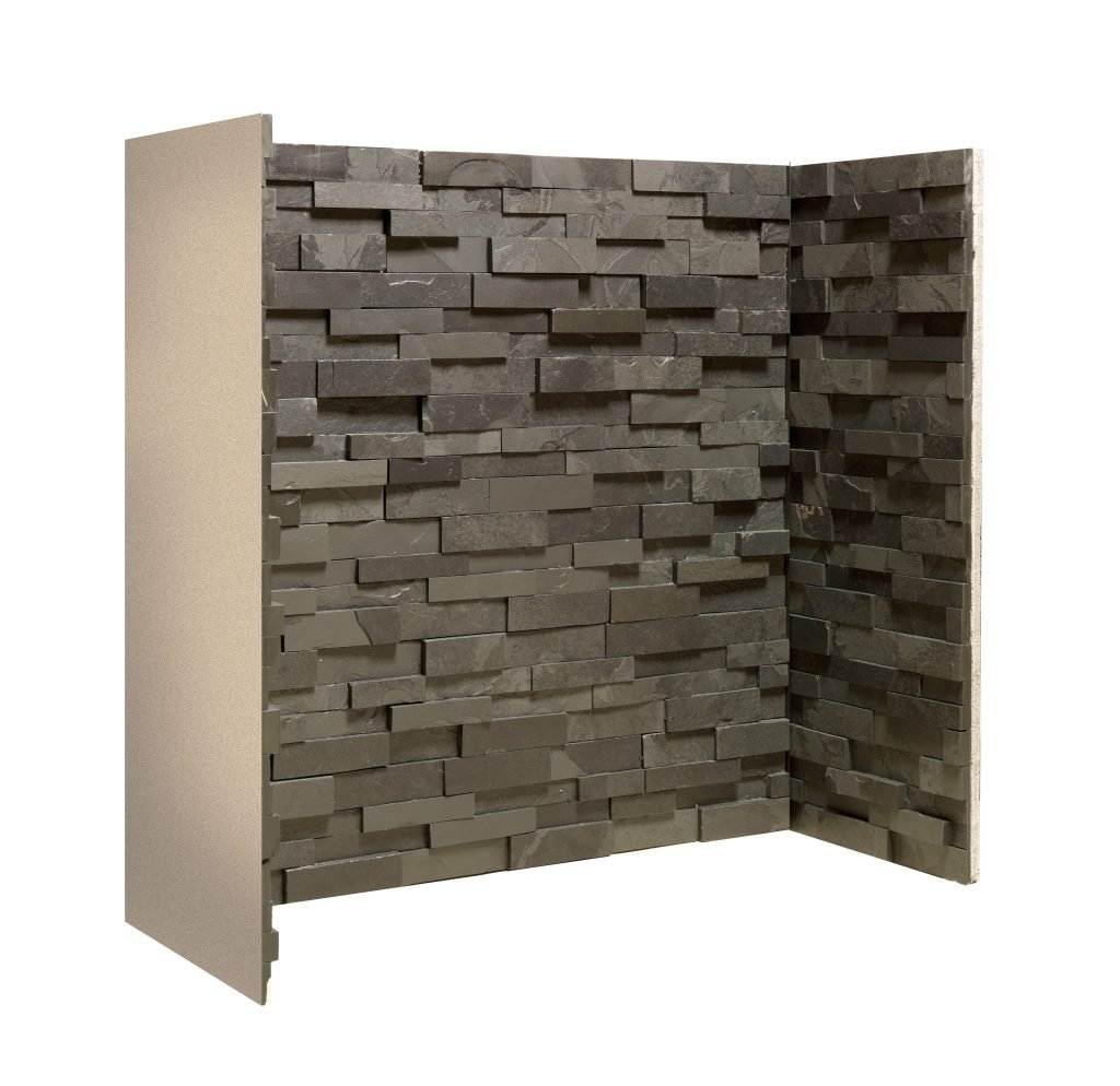 Staggered Black Slate